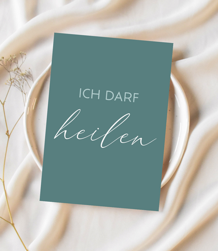 Karte "Ich darf heilen"