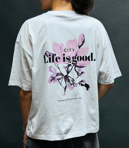 T-Shirt cropped "Magnolie"