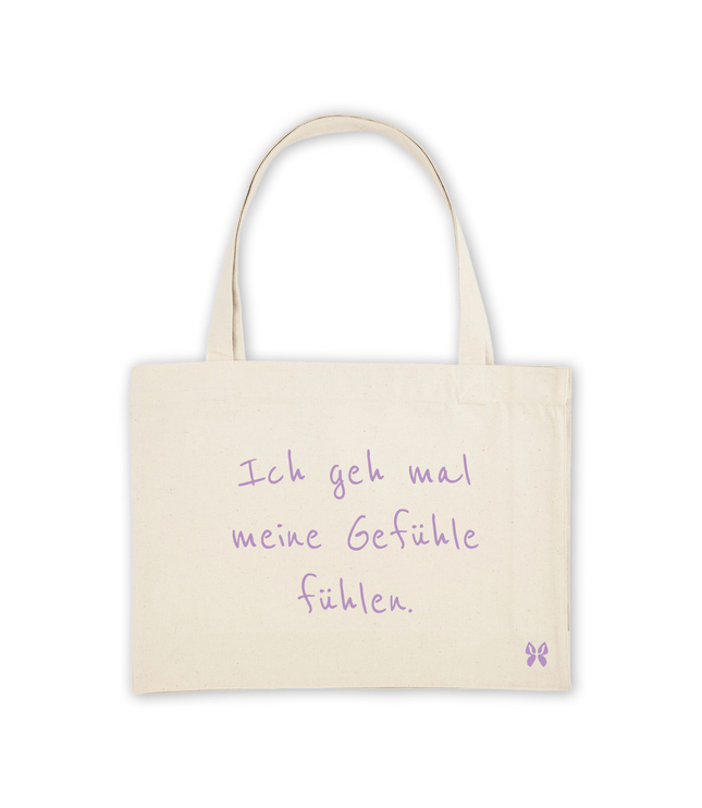 Shopper "Ich geh mal meine Gefühle fühlen."