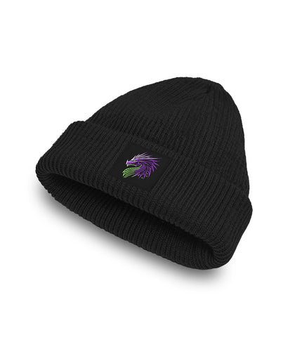 Beanie "Dragon" Heavy Rip black