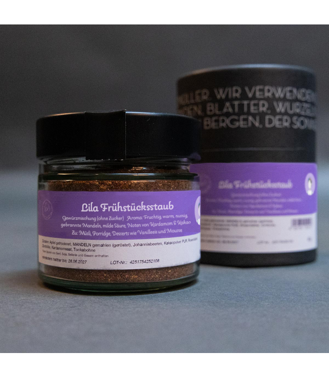 Gewürz "Lila Frühstücksstaub"